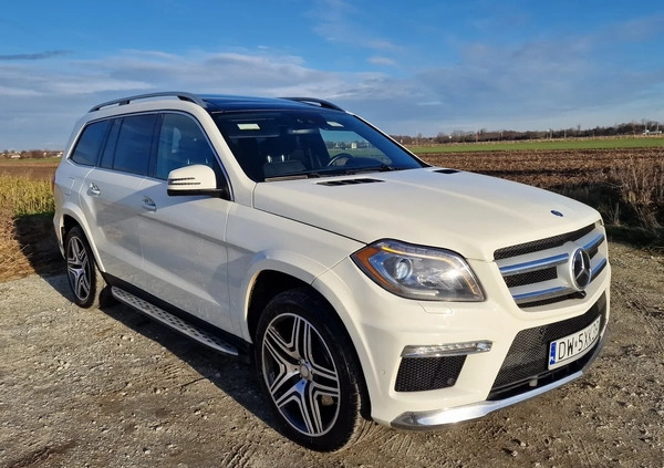 Mercedes-Benz GL cena 159900 przebieg: 167000, rok produkcji 2013 z Wrocław małe 781